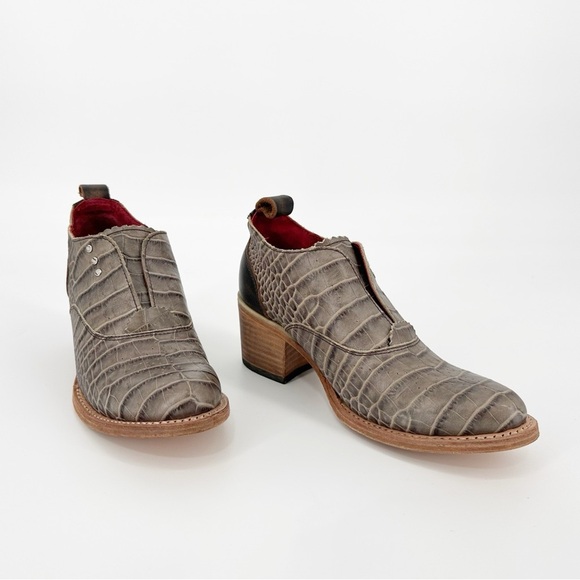 Freebird Sadie Leather Booties - Picture 2 of 8